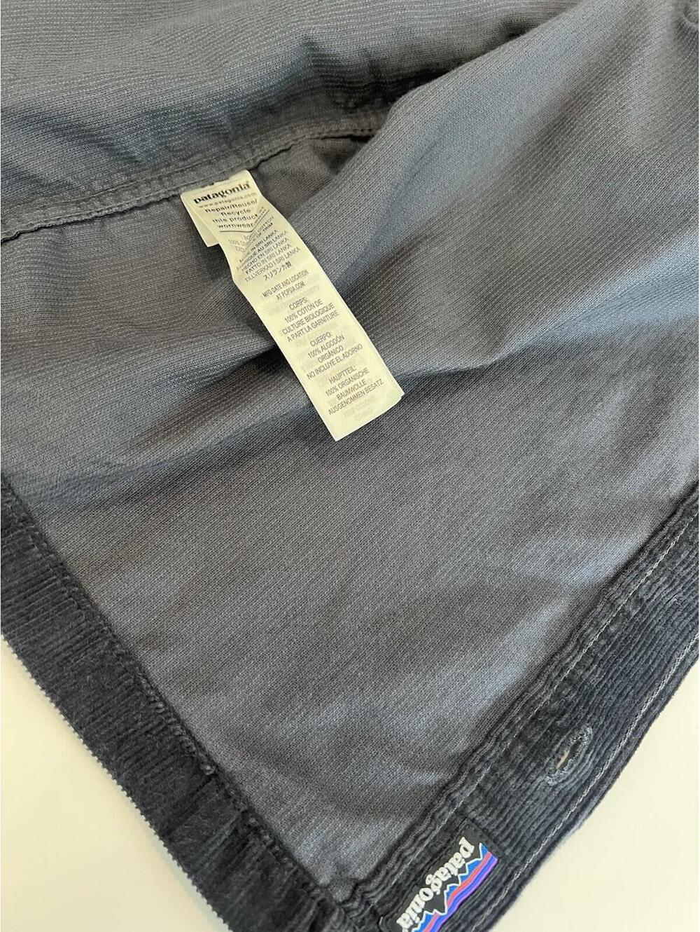 Patagonia Men's Corduroy Heavy-Weight Button Up Shirt Smolder Blue Size S - Picture 9 of 13